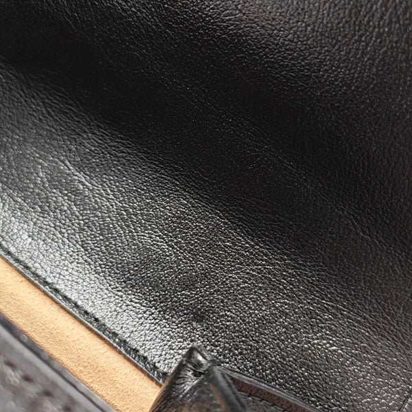 Rajah Small Calfskin Black