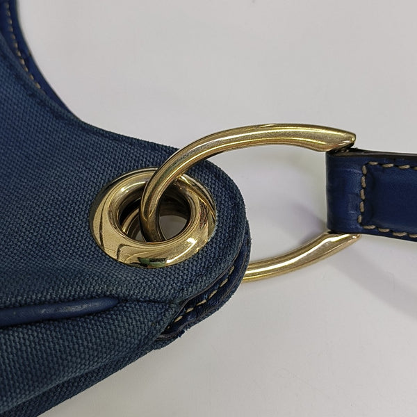 Canvas Shoulder Bag Blue