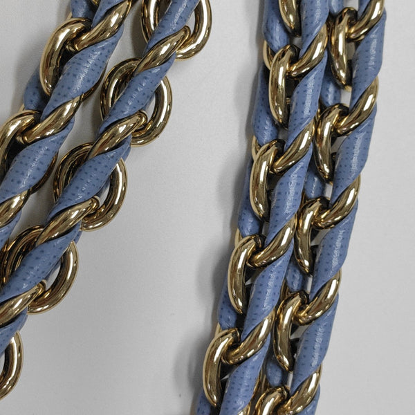 Ginny Calfskin Blue