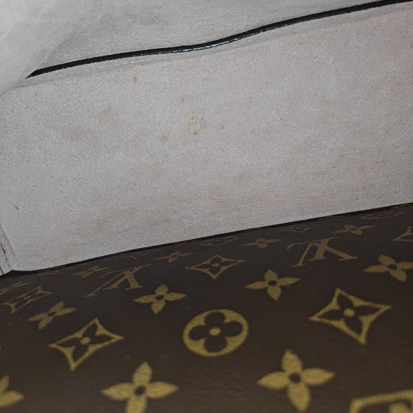 NÉONOÉ MM Monogram Coated Canvas Brown