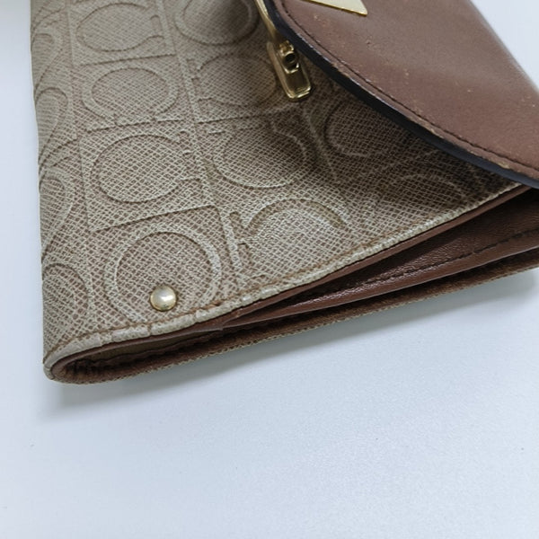 Gancio Calfskin Brown Wallet