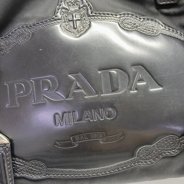 Nylon Shoulder Bag Black