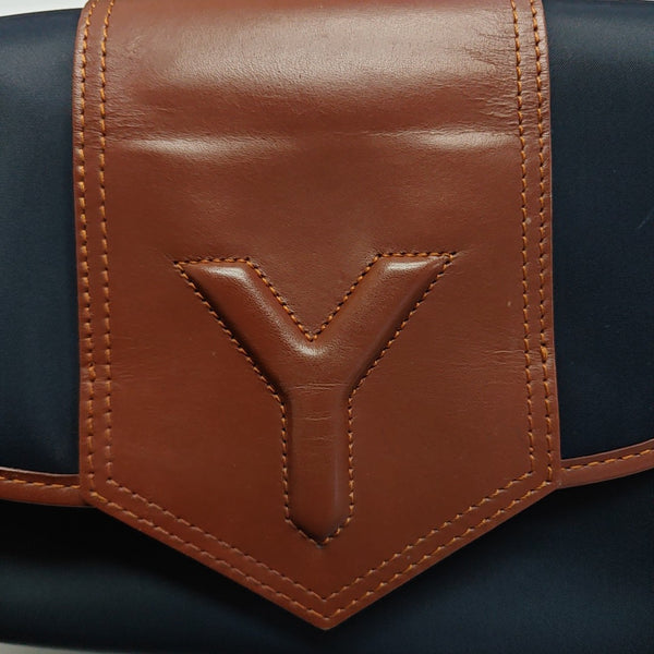 Fabric Shoulder Bag Blue