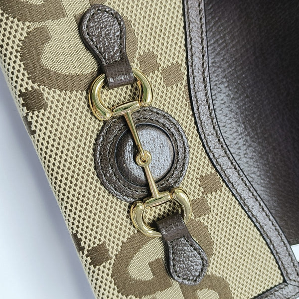 Horsebit 1955 Mini Monogram Canvas Beige
