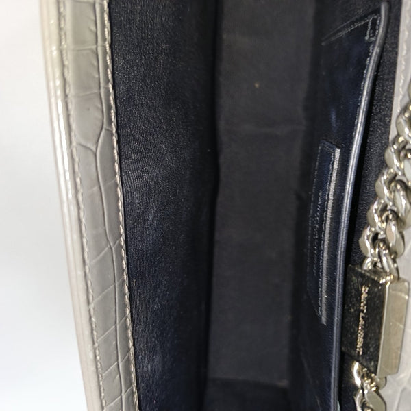 KATE Medium Calfskin Gray