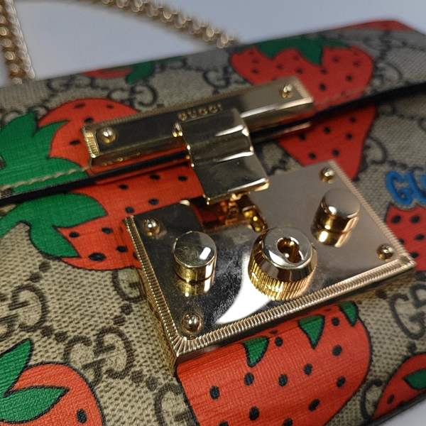 Authenticated pre-owned Padlock Small Monogram Coated Canvas Multicolor - Crossbody Bag at Looply