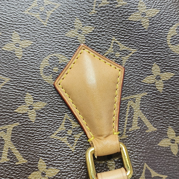 PHENIX Monogram Coated Canvas Brown