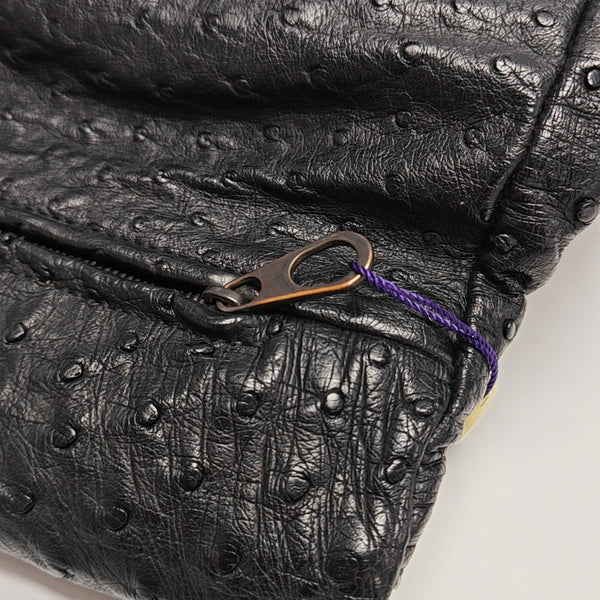 Capri Ostrich Black