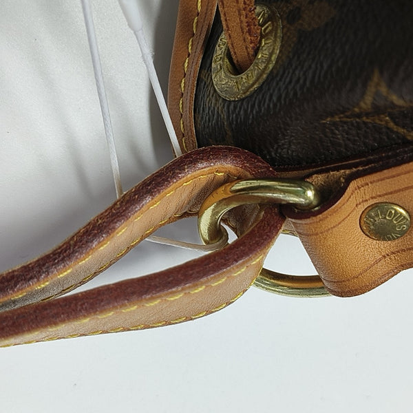 NOÉ MM Monogram Coated Canvas Brown
