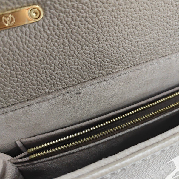 MADELEINE Monogram Calfskin Gray
