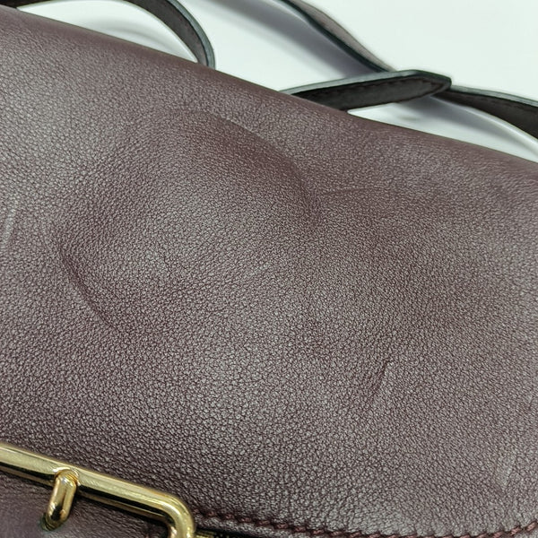 Calfskin Crossbody Bag Red