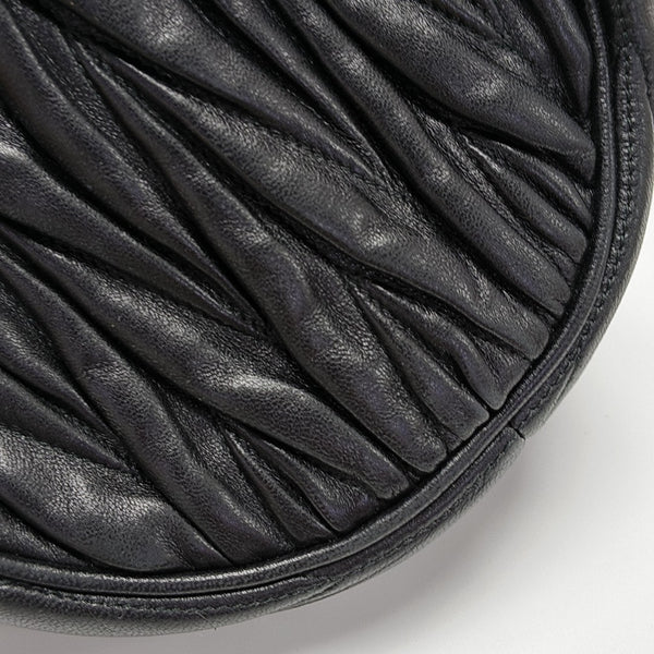 Matelassé Quilted Lambskin Black