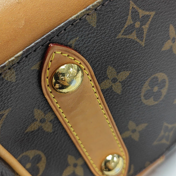 RETIRO NM Monogram Coated Canvas Brown