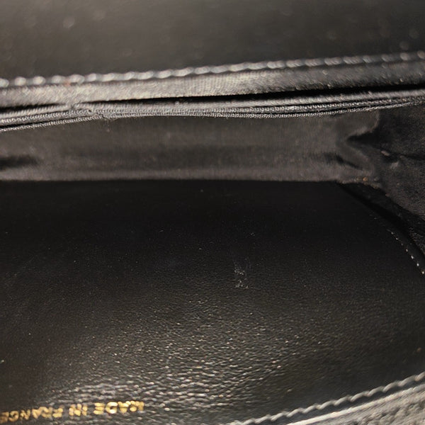 BOY CHANEL Mini Quilted Grained Calfskin Black