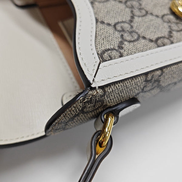 Horsebit 1955 Mini Coated Canvas Beige