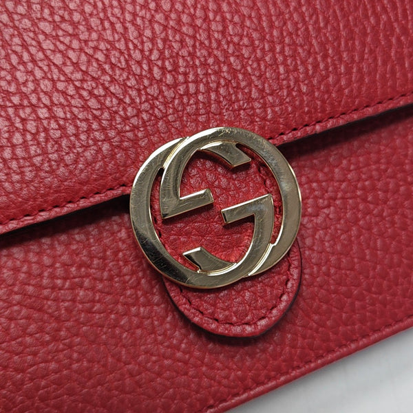 Calfskin Shoulder Bag Red