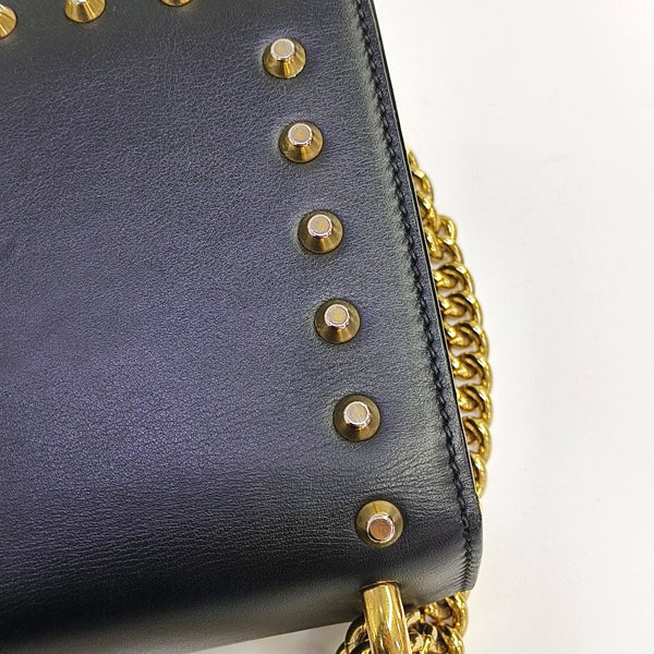 Authenticated pre-owned Padlock Small Calfskin Black - Crossbody Bag at Looply
