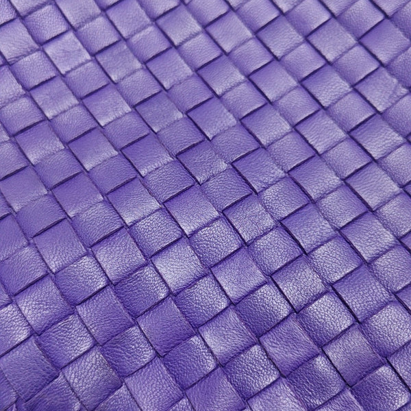 Calfskin Top Handle Bag Purple