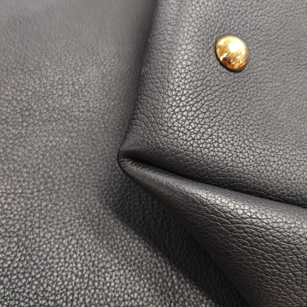 LOW KEY HOBO MM Monogram Calfskin Black