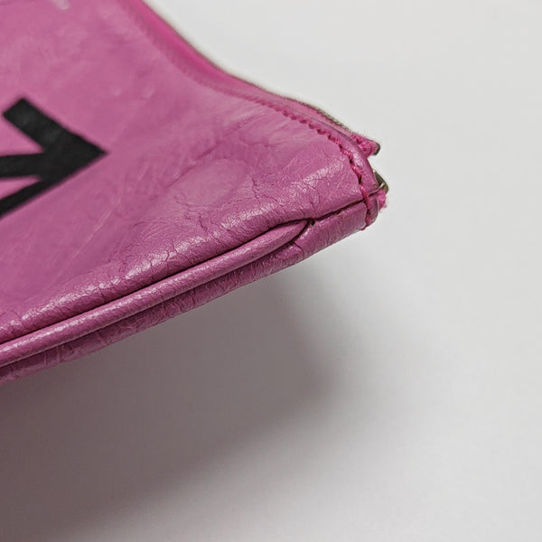 Calfskin Clutch Pink