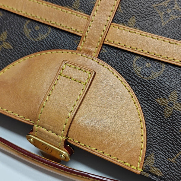 DUFFLE Monogram Coated Canvas Brown
