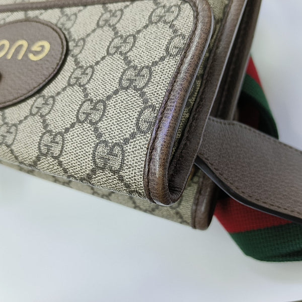 Neo Vintage Small Monogram Coated Canvas Beige