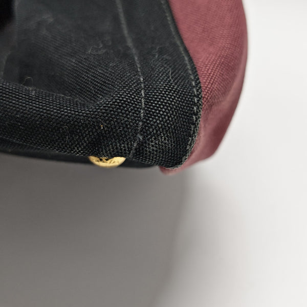 Canvas Top Handle Bag Black