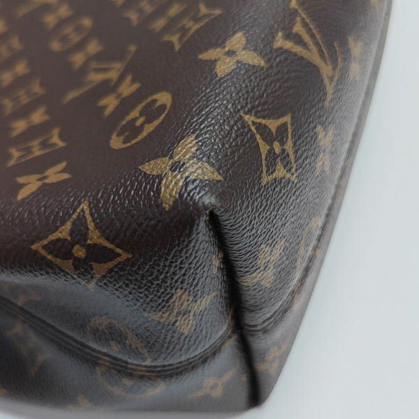 GRACEFUL TPM Monogram Coated Canvas Brown