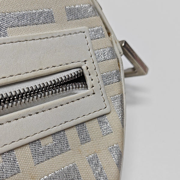 Canvas Shoulder Bag White