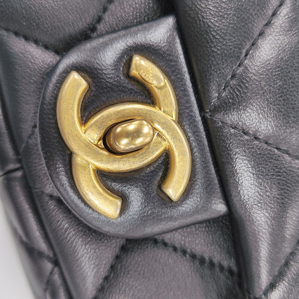 CLASSIC FLAP Mini Quilted Lambskin Black