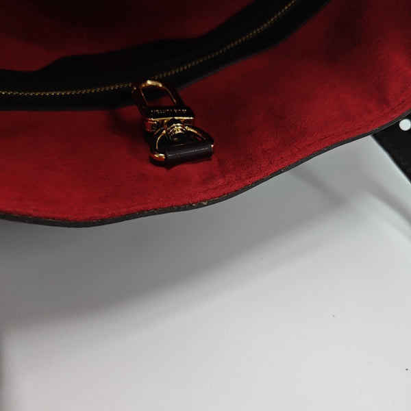 HAMPSTEAD MM Damier Ebene Coated Canvas Brown