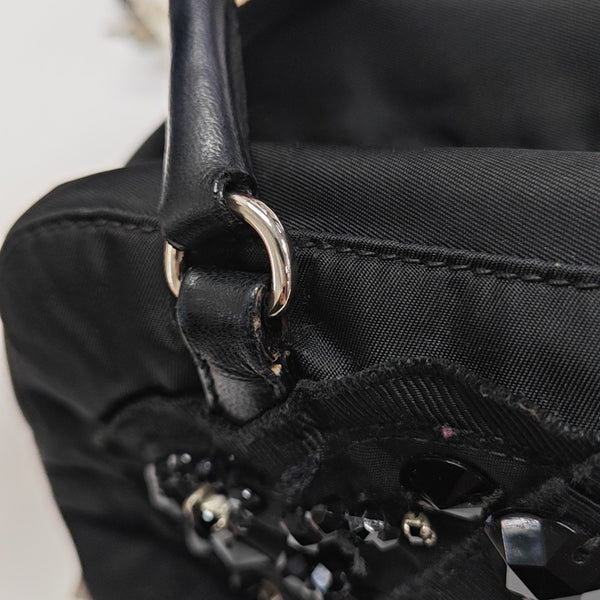 Nylon Tote Bag Black
