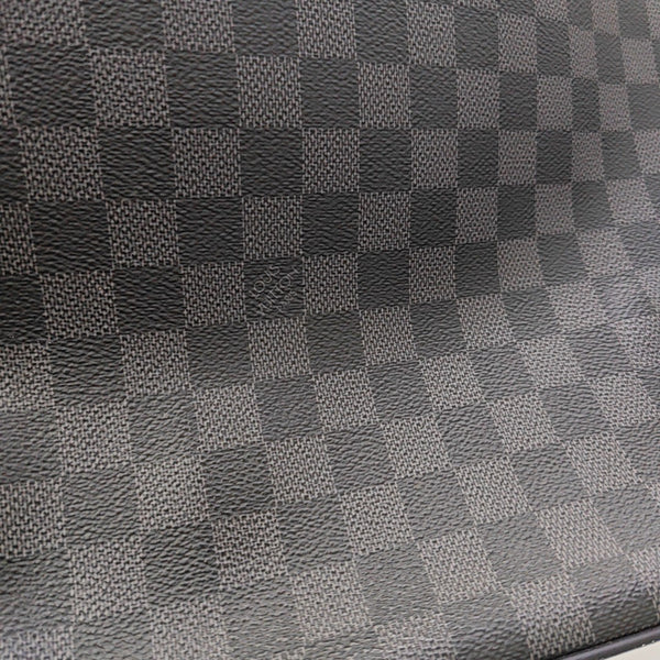 DISTRICT MM Damier Graphite Coated Canvas Gray