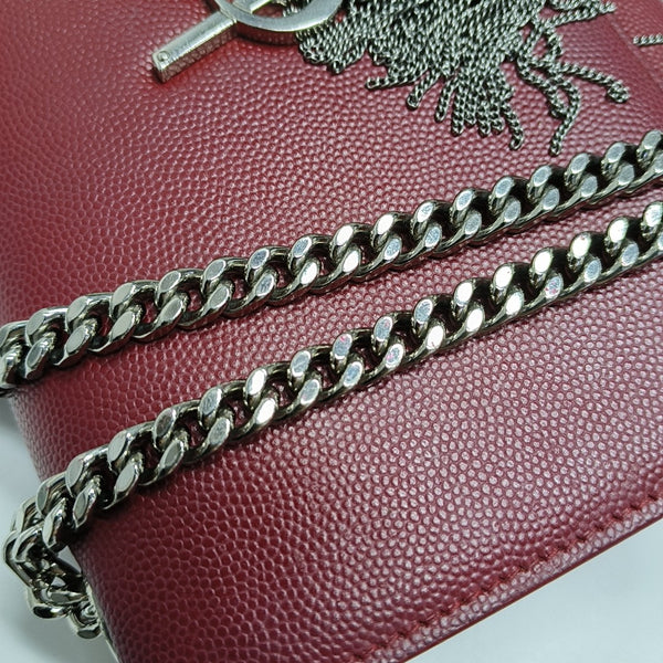 KATE Small Calfskin Red