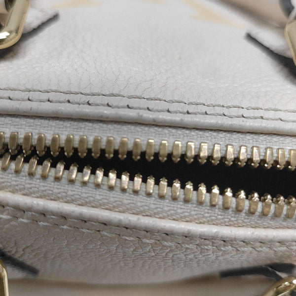 PAPILLON BB Monogram Calfskin Beige
