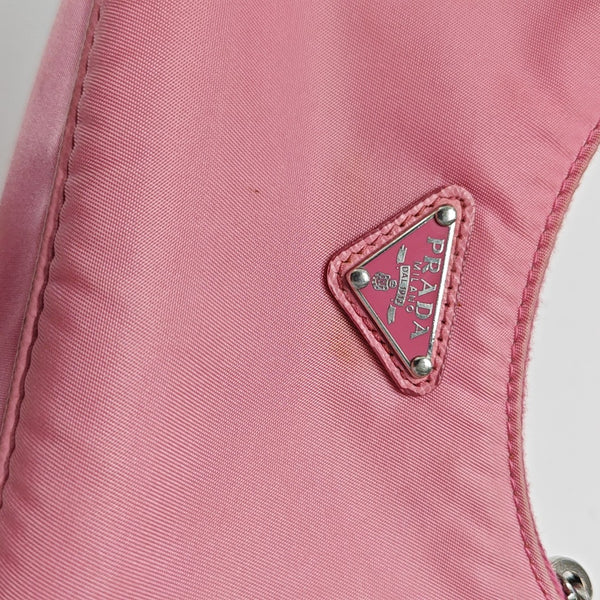 Nylon Shoulder Bag Pink