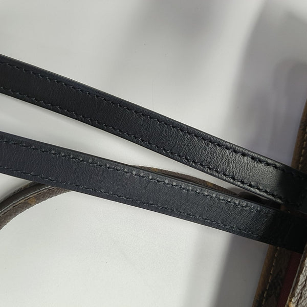 ONTHEGO MM Monogram Coated Canvas Brown