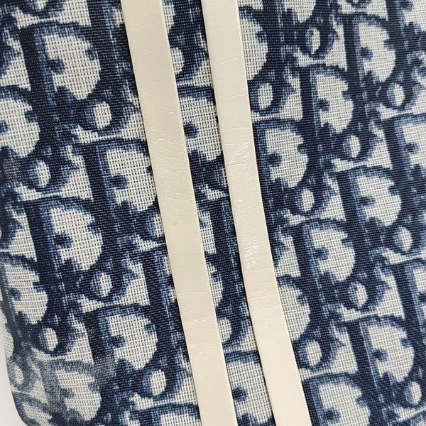 Oblique Coated Canvas Blue