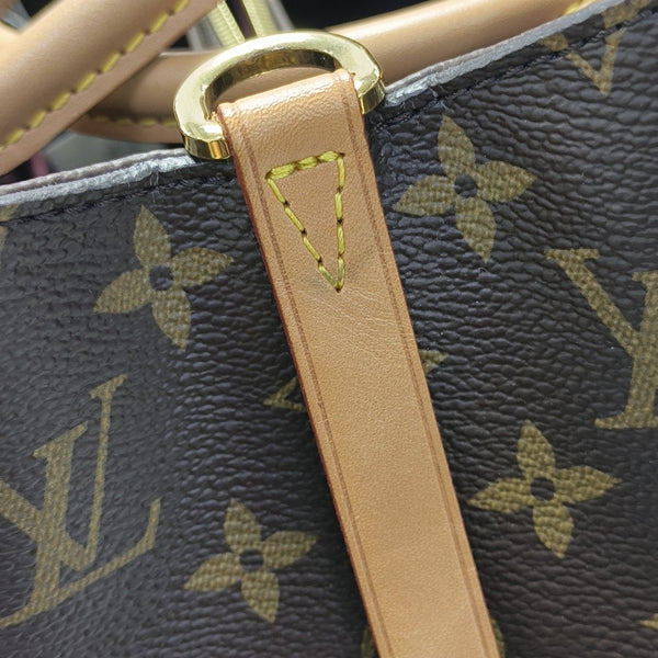 MONTAIGNE Monogram Coated Canvas Brown
