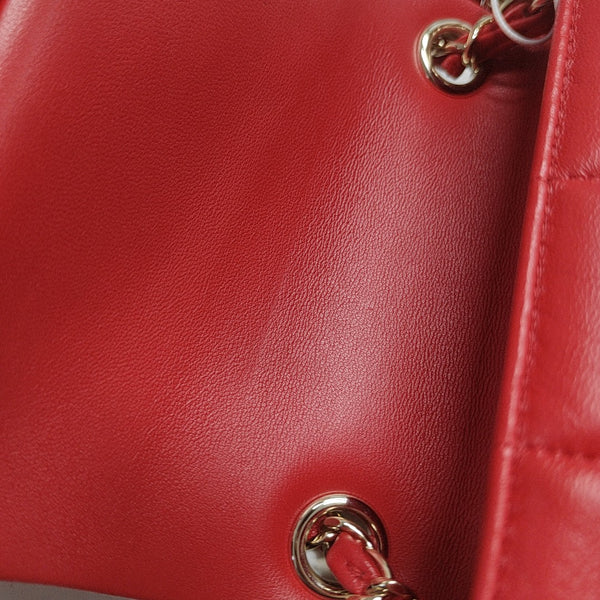 CLASSIC FLAP Mini Quilted Lambskin Red