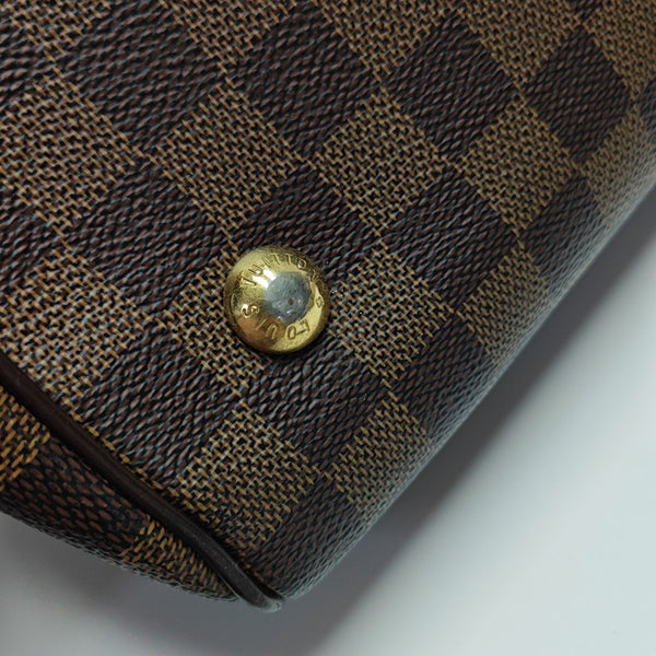 DUOMO Damier Ebene Coated Canvas Brown