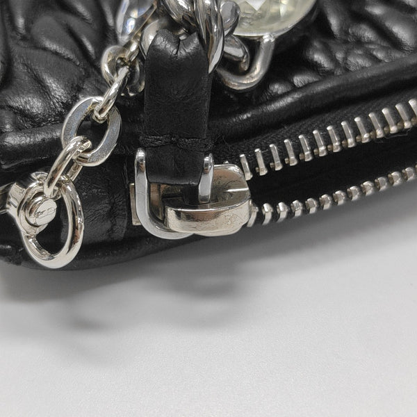 Matelassé Quilted Lambskin Black