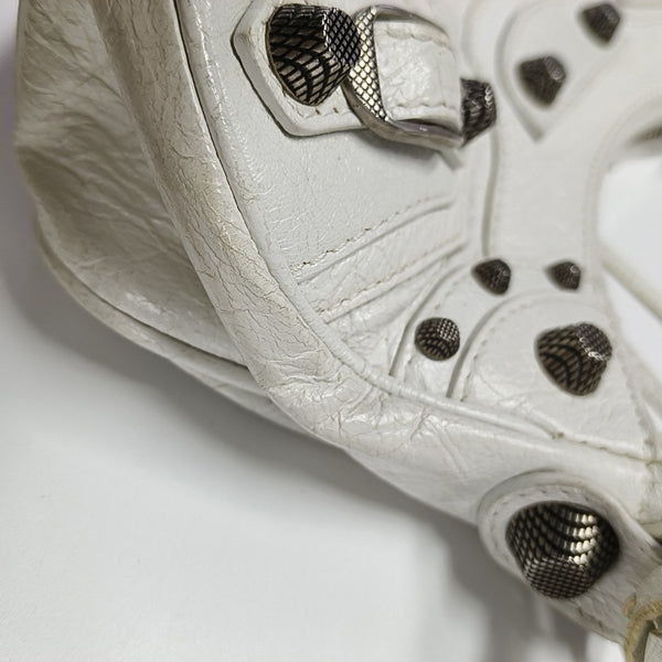 Le Cagole Mini Lambskin White