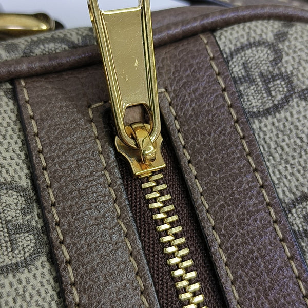 Ophidia Mini Monogram Coated Canvas Beige