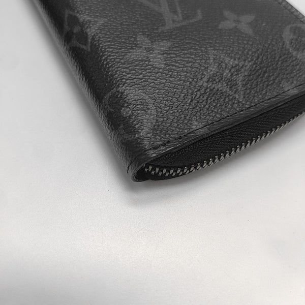 CLÉMENCE Monogram Coated Canvas Gray Wallet