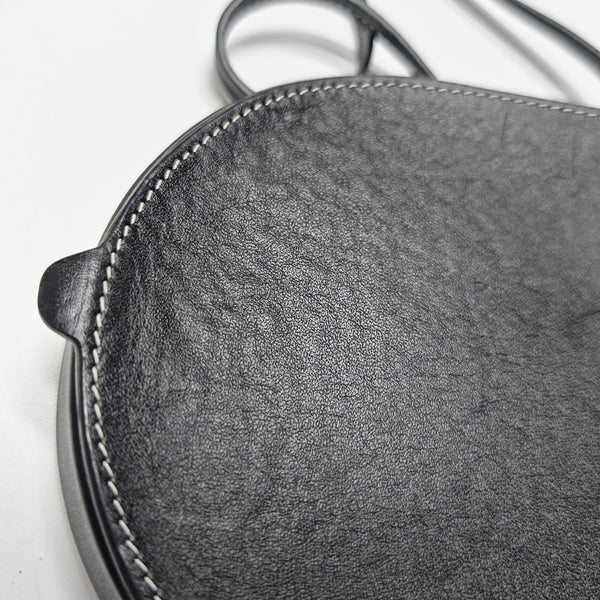 Heel Small Calfskin Black