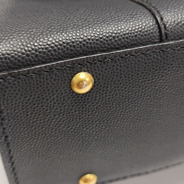 Calfskin Shoulder Bag Black