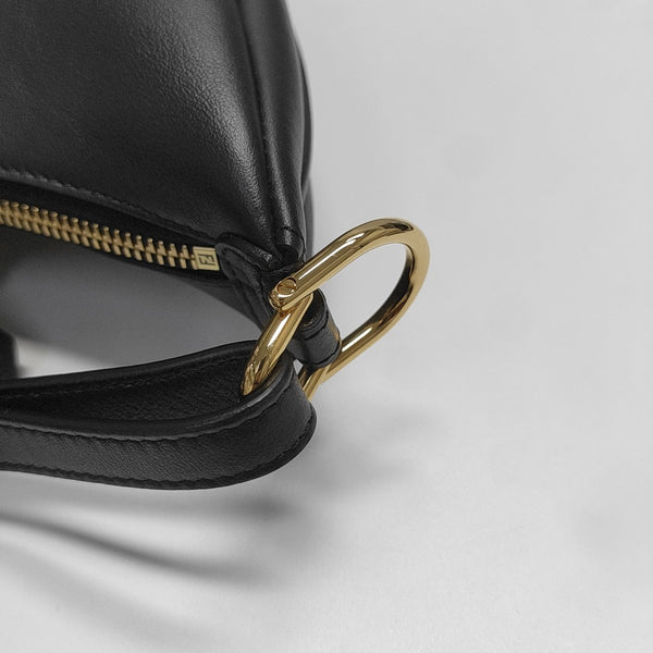 Calfskin Top Handle Bag Black