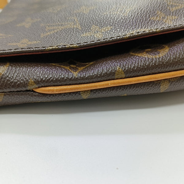 MUSETTE TANGO Monogram Coated Canvas Brown