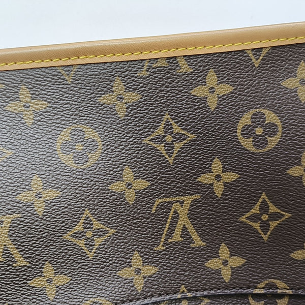 DIANE Monogram Coated Canvas Brown
